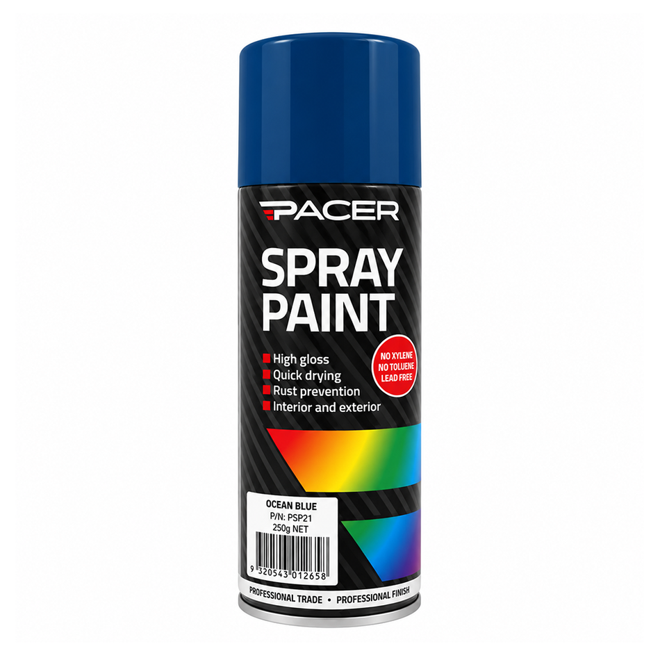 PACER Ocean Blue Enamel Spray Paint 250g
