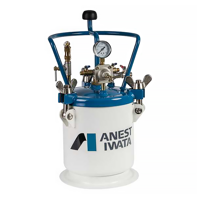 ANEST IWATA Manual Agitation 10L Pressure Pot Solvent & Waterborne Paint