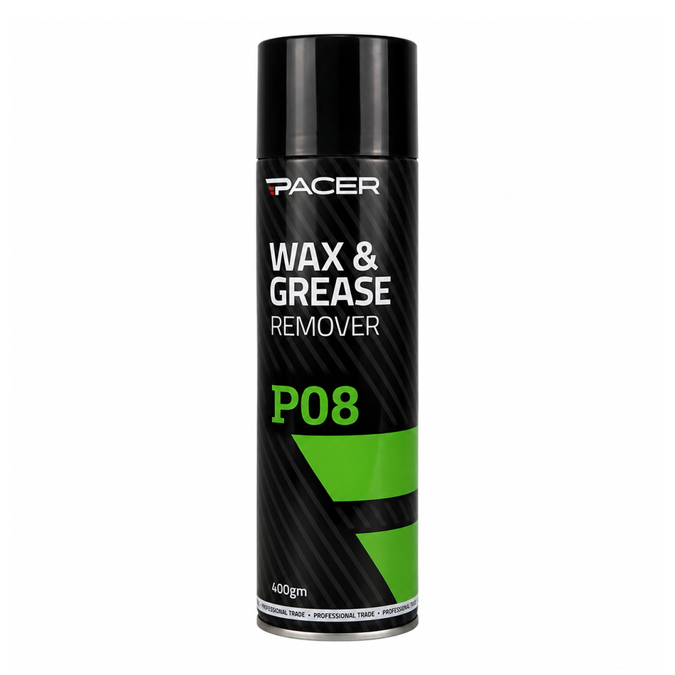 PACER P08 Wax & Grease Remover 400gm Surface Preparation Cleaner Automotive