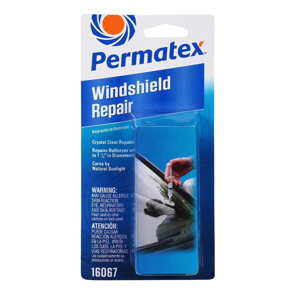 PERMATEX Bullseye Windshield Repair Syringe Kit PX16067