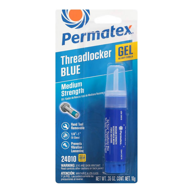 PERMATEX Medium Thread Locker Blue Gel Twist 10g PX24010