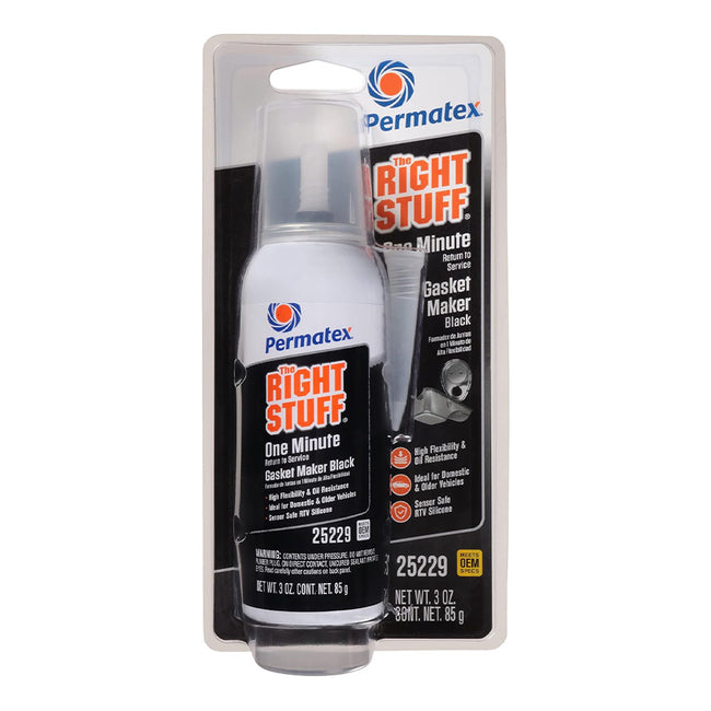 PERMATEX The Right Stuff 1 Minute Gasket Maker Black 85g Aerosol PX25229