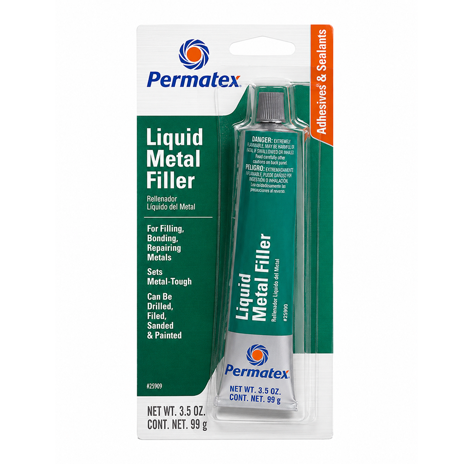 PERMATEX 25909 Liquid Metal Filler 99g