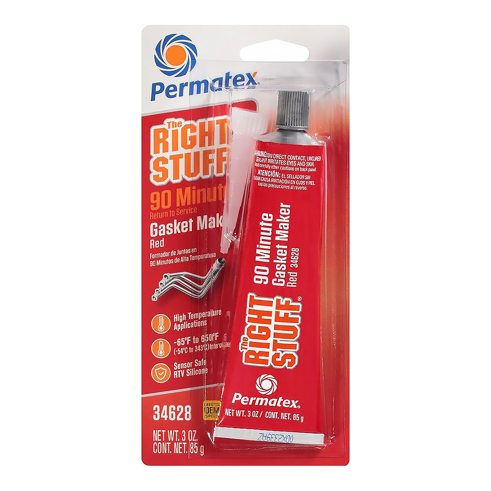 PERMATEX The Right Stuff Red 90 Minute Gasket Maker 85g Aerosol PX34628