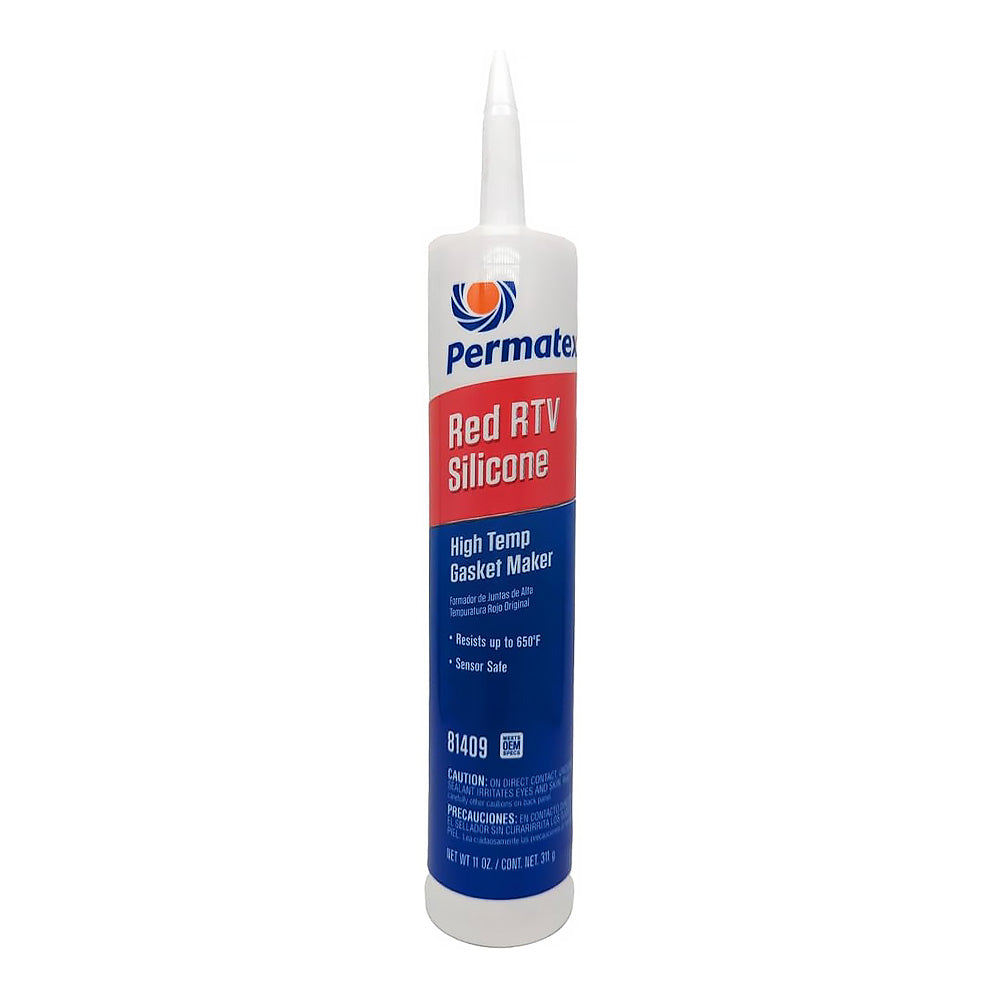 PERAMTEX High Temperature Red RTV Silicone Gasket Maker 311g PX81409 ...