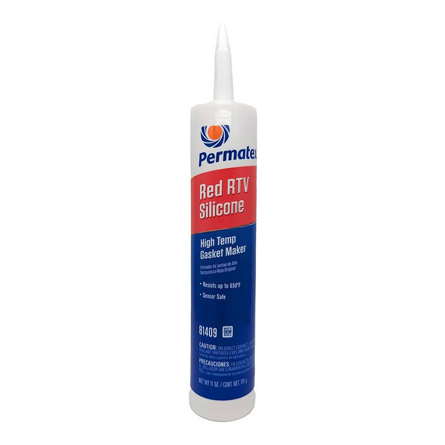 PERAMTEX High Temperature Red RTV Silicone Gasket Maker 311g PX81409