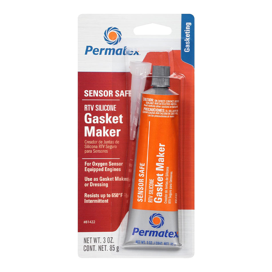 PERMATEX Sensor Safe High Temp RTV Silicone Gasket Maker 85g PX81422