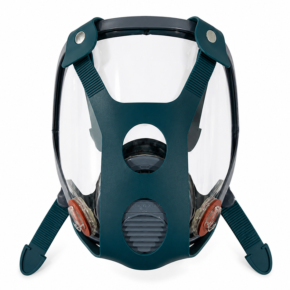 MAXISAFE MaxiGuard Silicone Full Face Respirator Medium R680-M