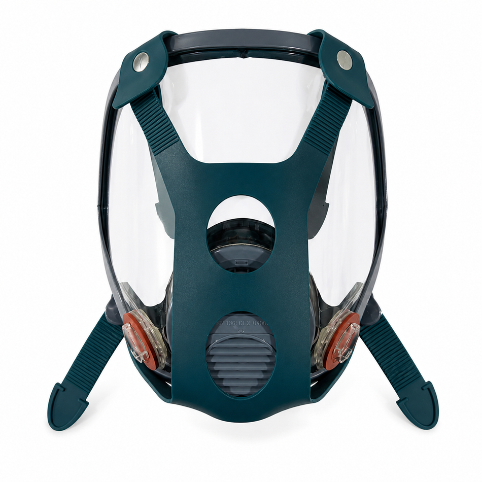 MAXISAFE MaxiGuard Silicone Full Face Respirator Medium R680-M
