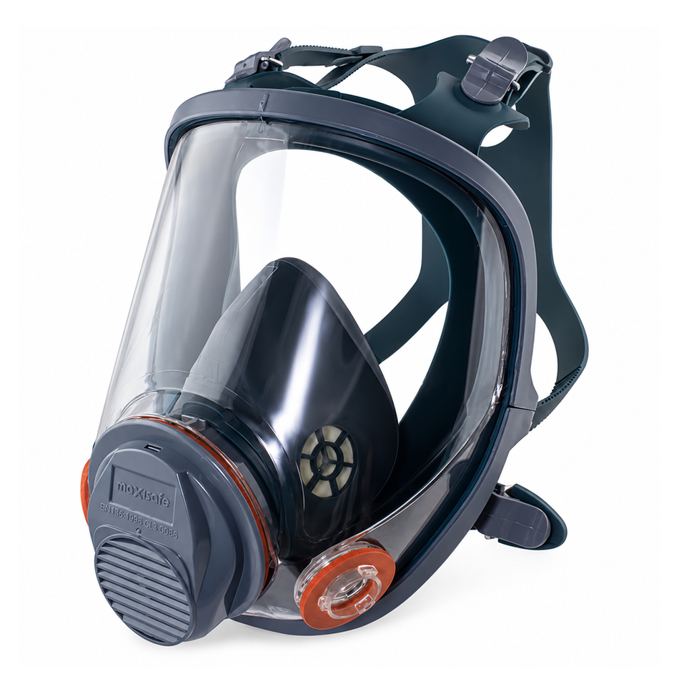 MAXISAFE MaxiGuard R690 Silicone Full Face Respirator Mask Large