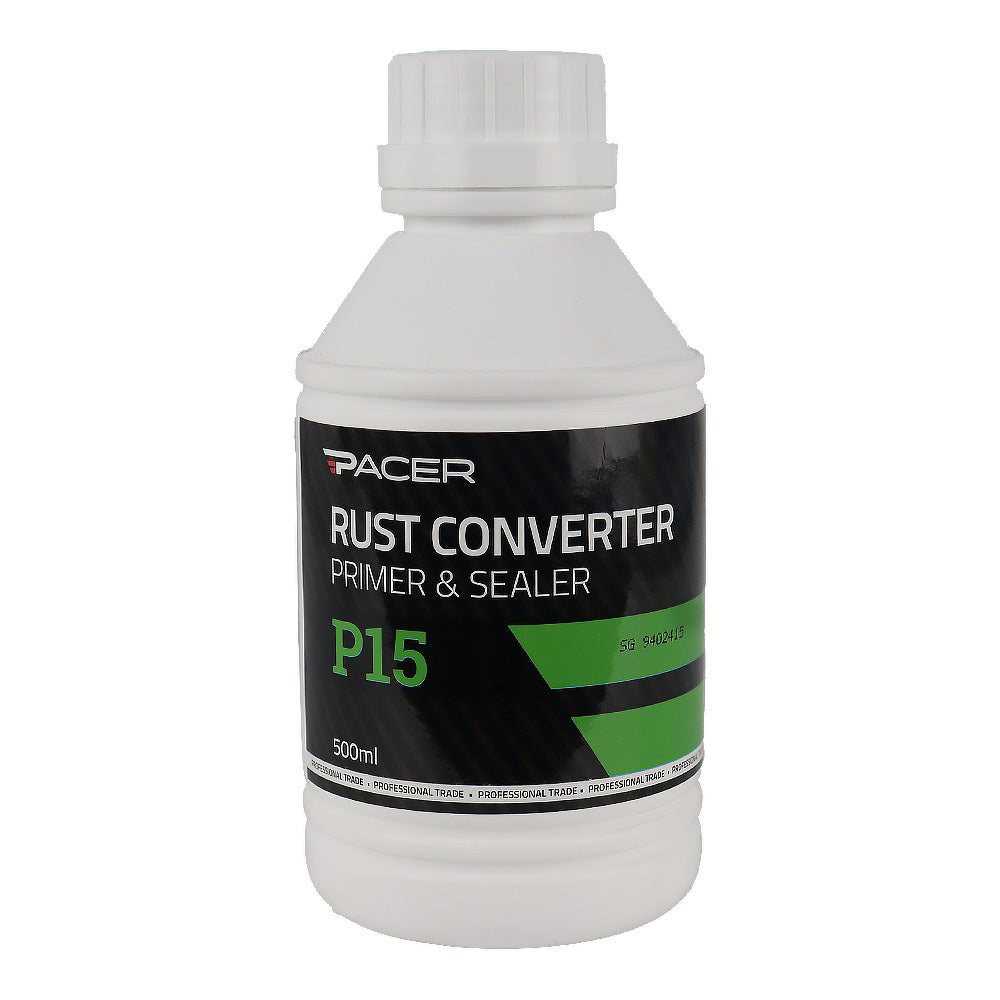 PACER P15 Rust Converter Primer & Sealer 500ml Rust Neutraliser Primer ...