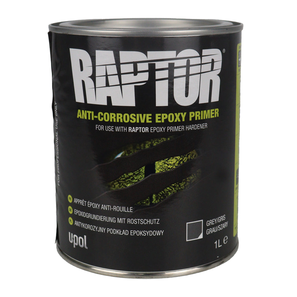 U-POL Raptor Bedliner Anti Corrosive Epoxy Primer 2:1 Grey Part A ...
