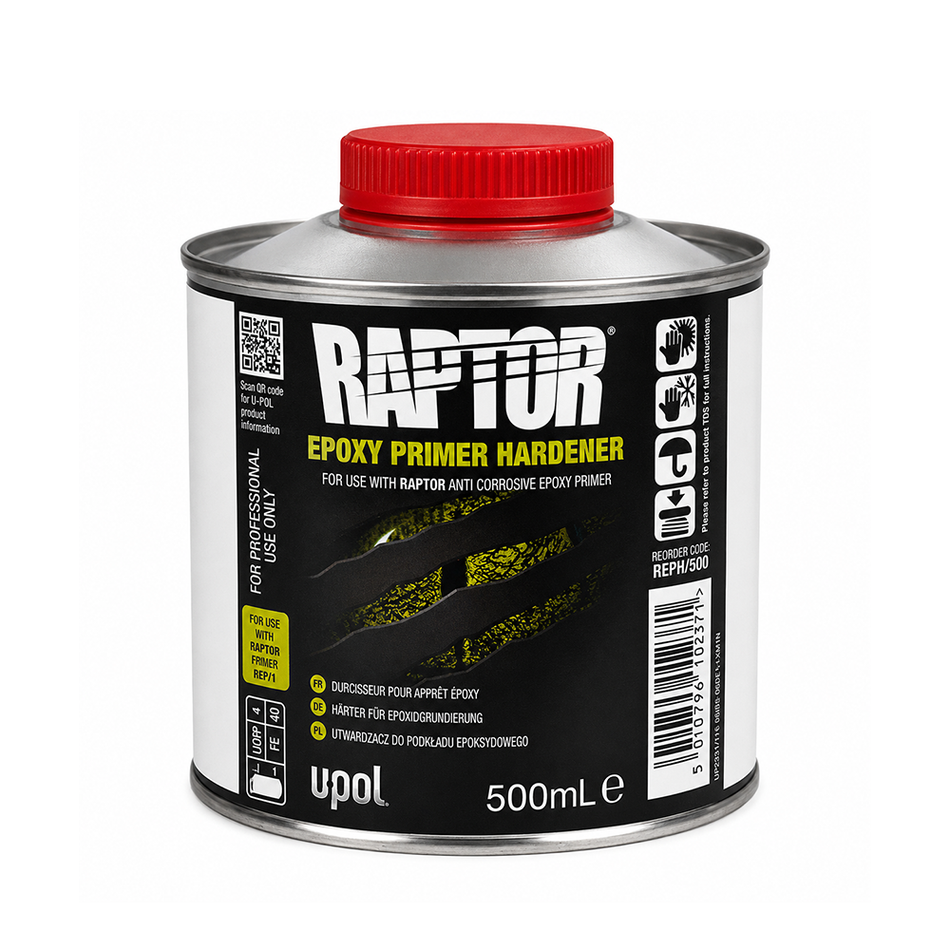 U-POL RAPTOR Epoxy Primer Hardener Part B 500ml