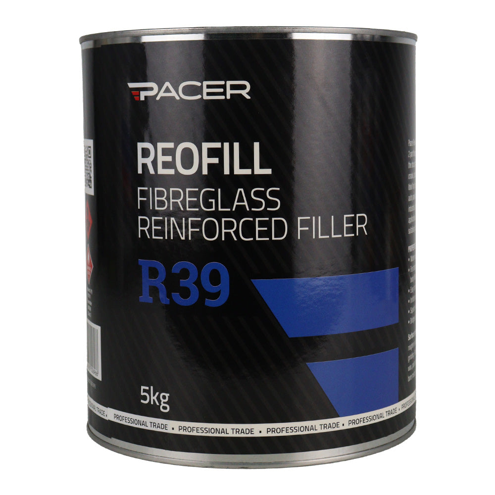 PACER R39 Reofill with Hardener 5kg Fibreglass Reinforced Automotive Filler