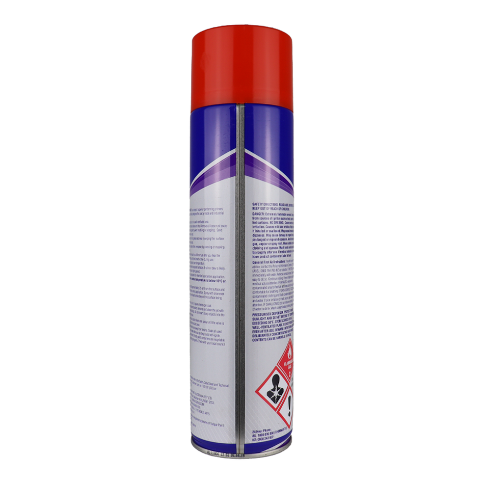WATTYL Spraymate Industrial Quick Dry 1K Enamel Topcoat 400g Aerosol R13 Signal Red