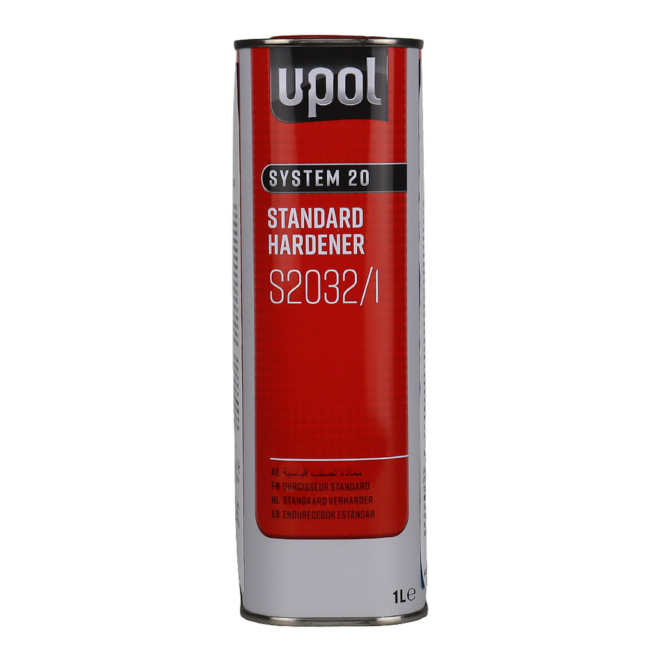 U-POL System 20 Standard Hardener 1L Automotive Clearcoat Hardener