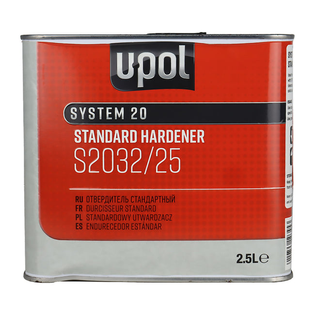 U-POL System 20 Standard Hardener 2.5L Automotive Clearcoat Hardener