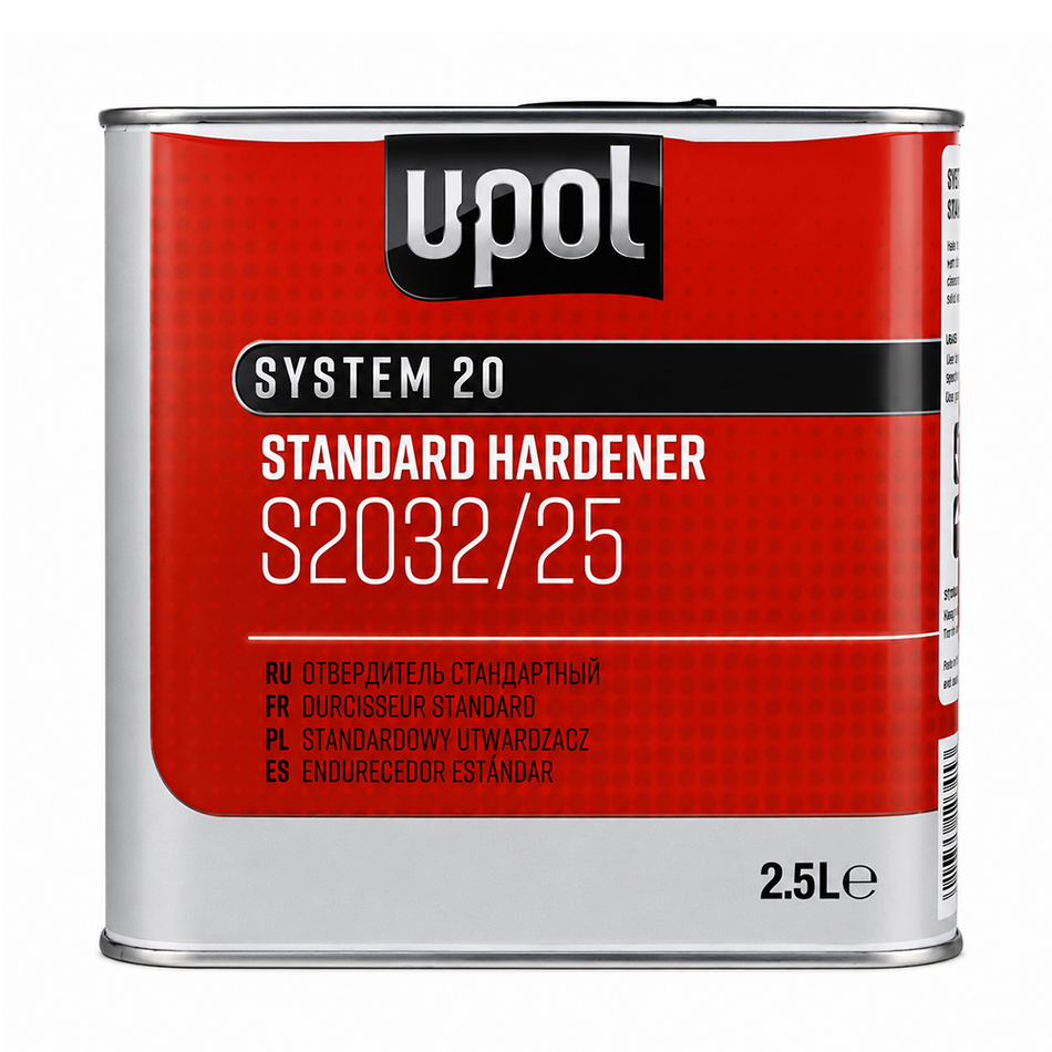 U-POL System 20 Standard Hardener 2.5L Automotive Clearcoat Hardener