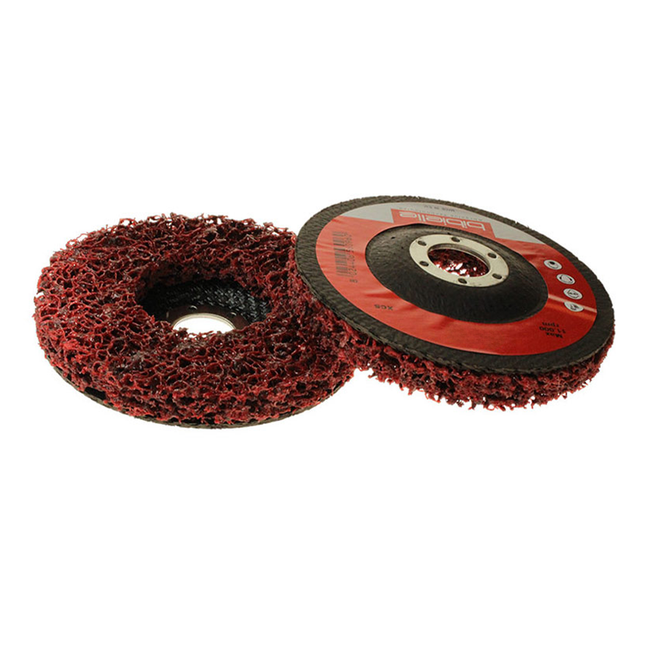 ABRASIFLEX Bibielle 127mm x 22mm Abrasive Depressed Centre Strip-It Disc Red