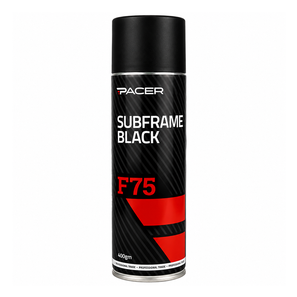 PACER F75 Subframe Black 400gm Aerosol Chassis Protective Paint