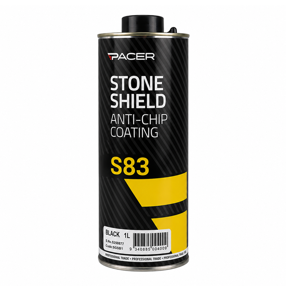PACER Stone Shield S83 BLACK 1L Automotive Anti-Chip Underbody Coating