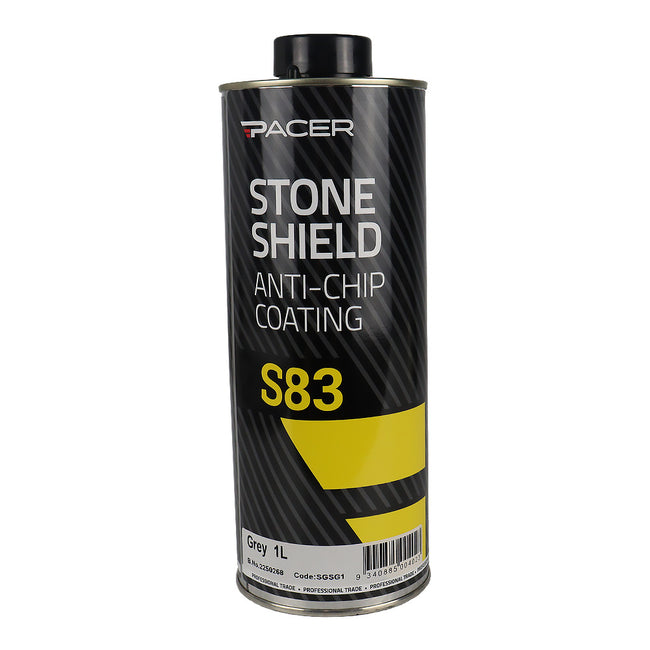 PACER S83 Stone Shield Grey 1L Protective Automotive Coating Anti-Chip