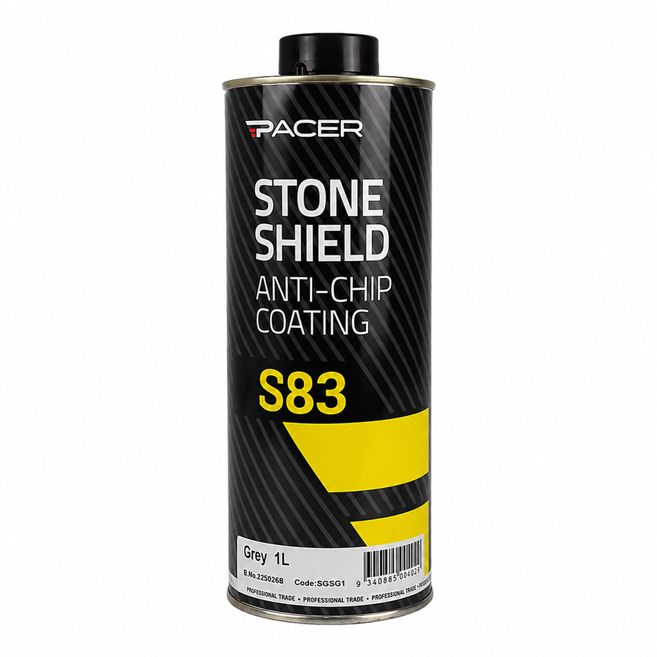 PACER S83 Stone Shield Grey 1L Protective Automotive Coating Anti-Chip