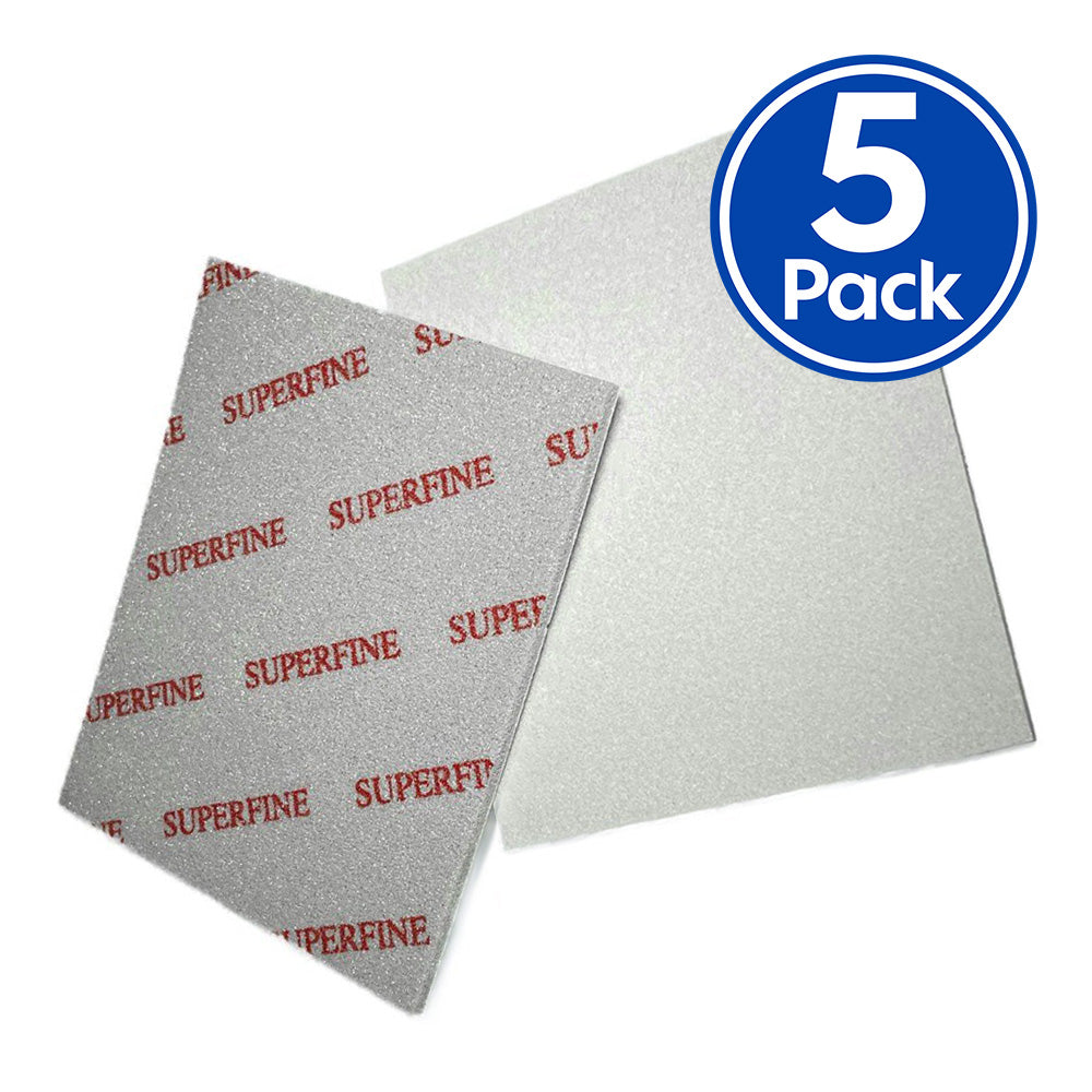 ABRASIFLEX Abrasive Flexible Sanding Sponge Block Super Fine 500 - 600 Grit x 5 Pack