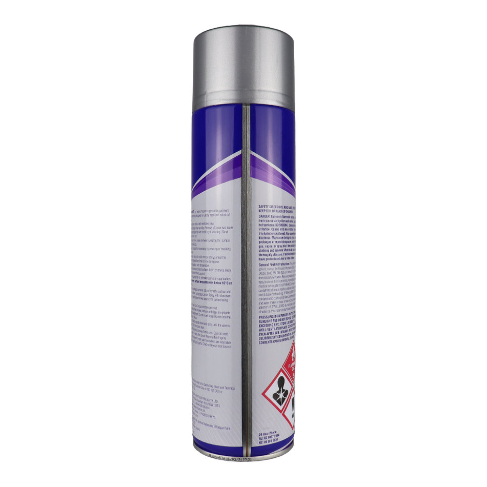 WATTYL Spraymate Quick Dry Topcoat 400g Aerosol Aluminum Silver