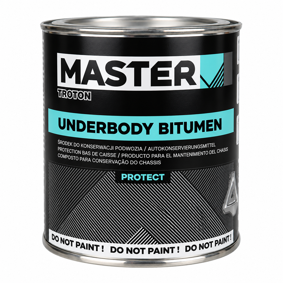TROTON Master Brush-On Bitumen Underbody Coating 1kg Automotive Underseal