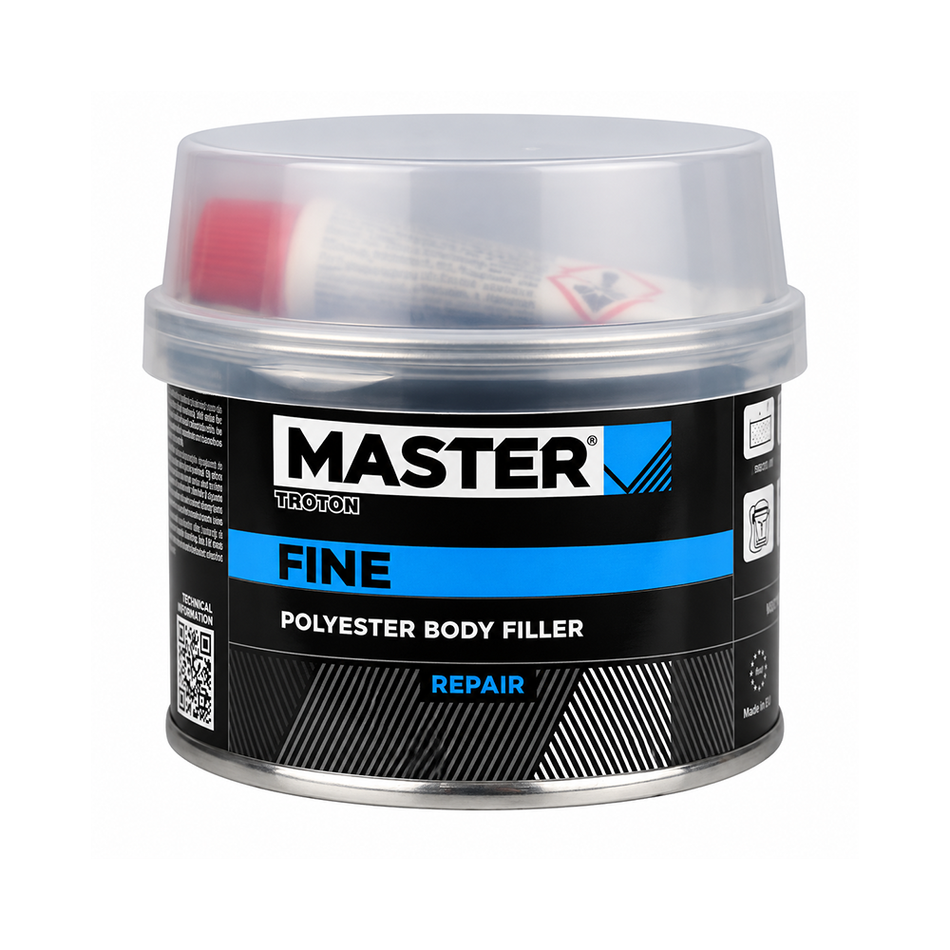 TROTON Master Fine Filler 250gm & Hardener Flexible Polyester Putty Repair