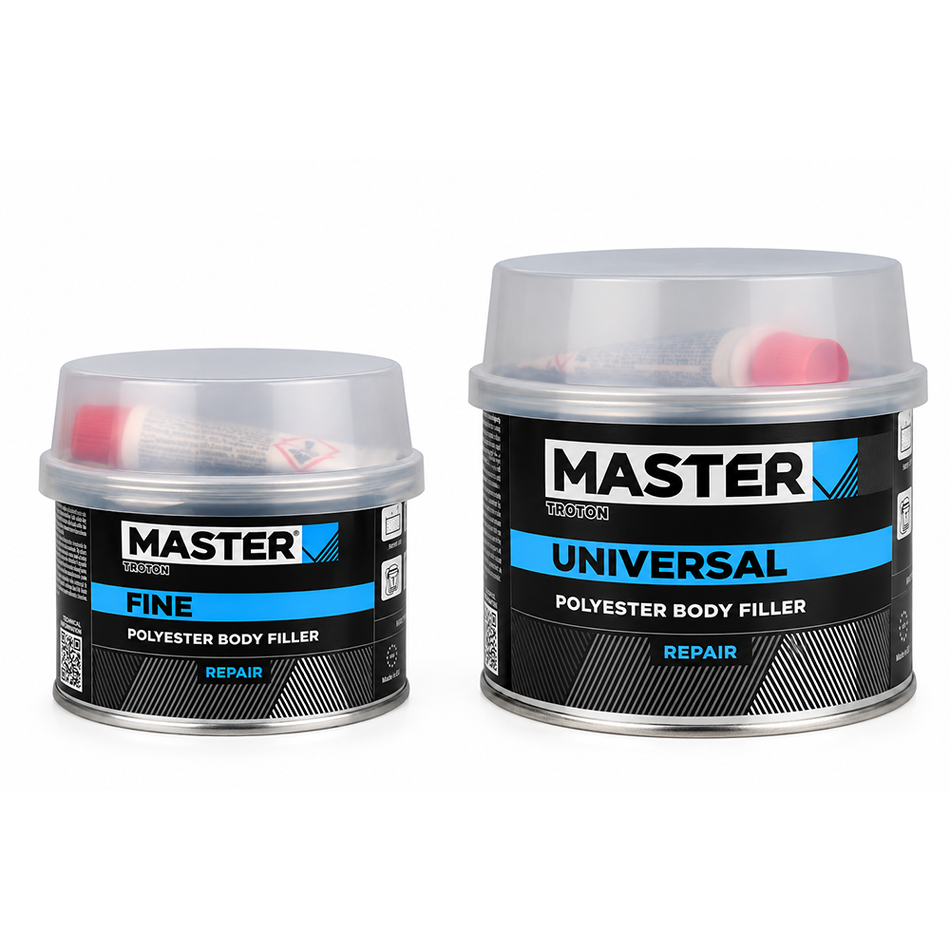 TROTON Master 2K Universal Body Repair Kit 700g Filler and 250g Fine Filler