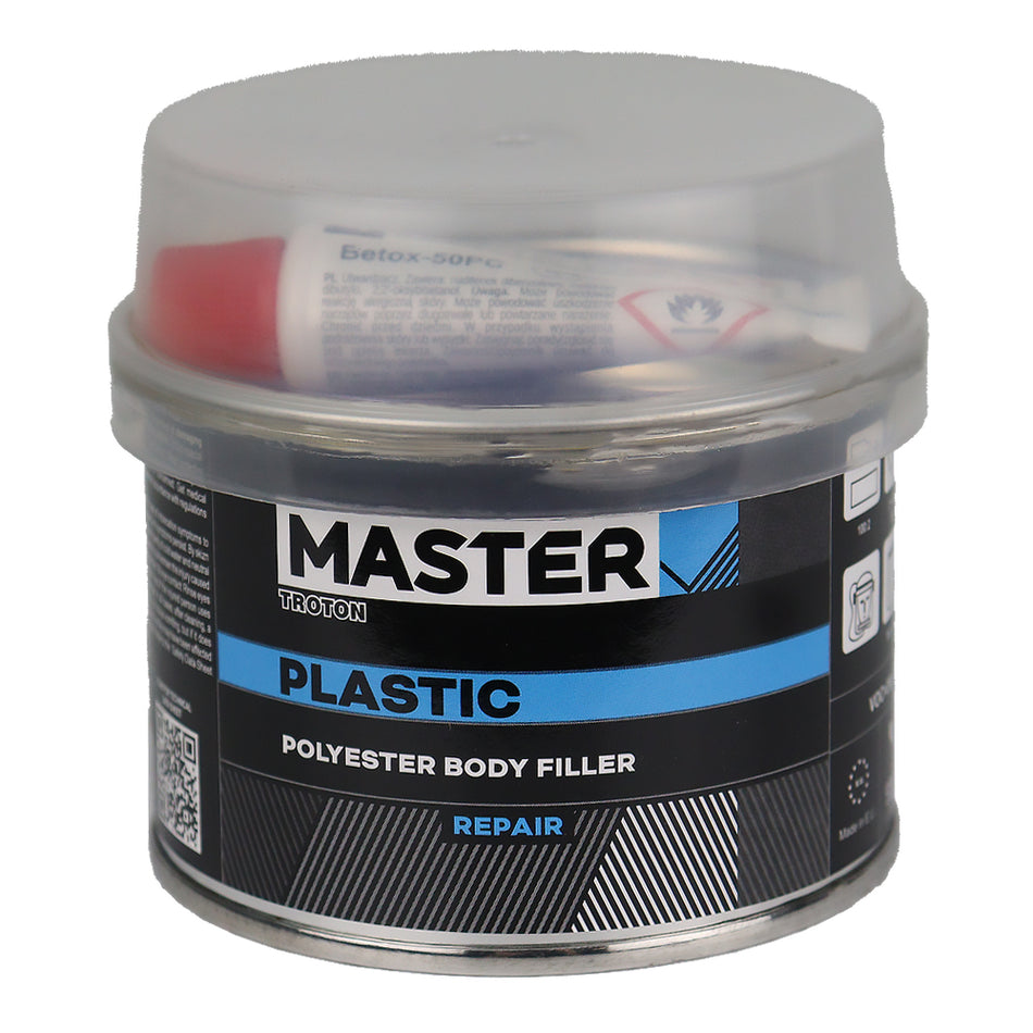 TROTON Master Plastic Filler 250gm Includes Hardener Flexible Polyester Putty Repair
