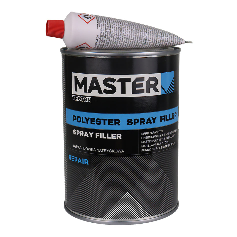 TROTON Master Polyester Spray Filler 1L High Build Automotive Primer
