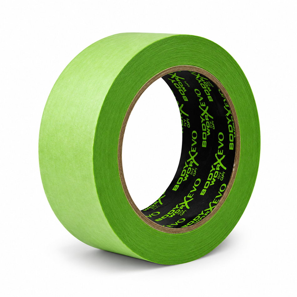 BODYWORX EVO Green Automotive Washi Masking Tape 48mm x 50m 10 Pack