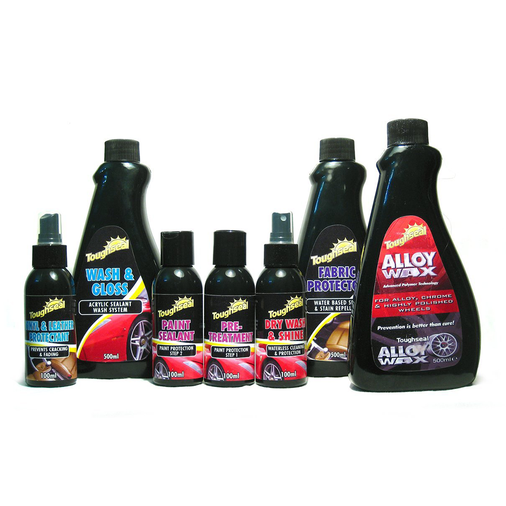 TOUGHSEAL Paintwork Protection System Wash Shine Shampoo Fabric Vinyl Leather