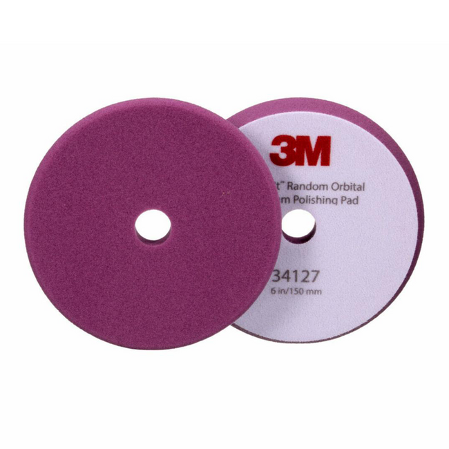 3M Perfect-It 34127 Foam Purple Polishing Pad 150mm x 2 Pack