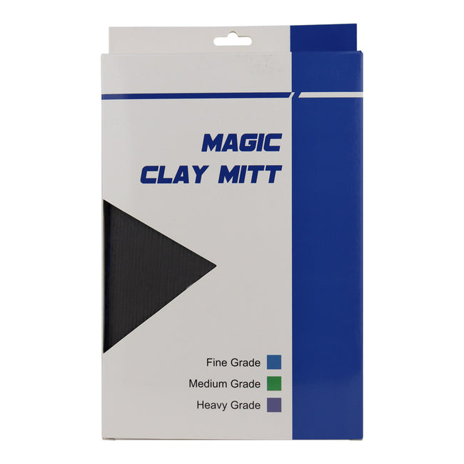 VELOCITY Microfiber Clay Mitt Cloth Clean Polish Automotive 210x150mm