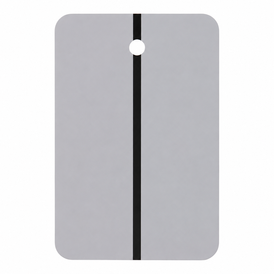 GPI Light Grey Metal Spray Out Colour Match Cards 100 Pack