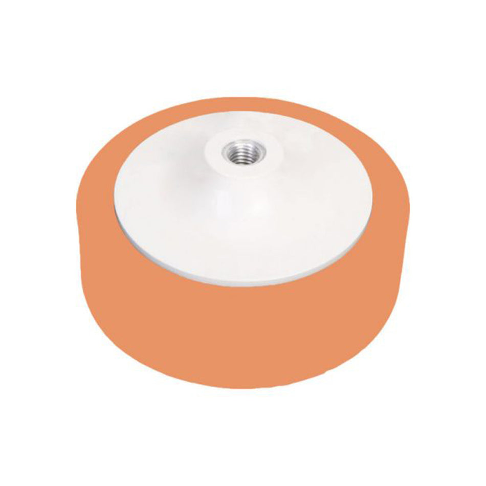 VELOCITY Foam Compounding Pad 6" With Backing Orange M14X2 150MM Cutting