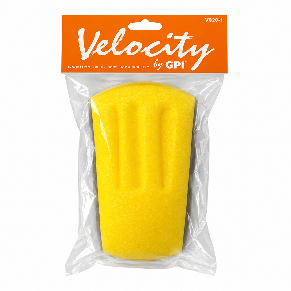 VELOCITY 150mm Foam Backed Hand Sanding Block for Abrasive Discs