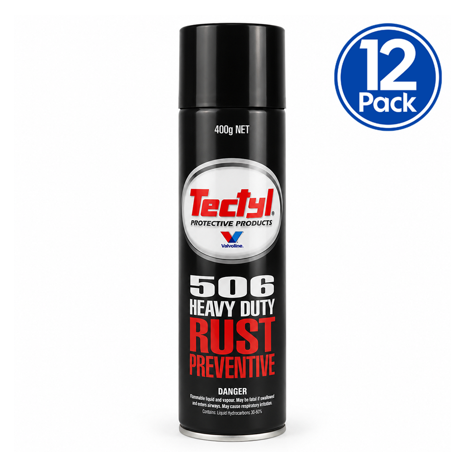 TECTYL 506 Heavy Duty Rust Prevention Aerosol 400g 12 Pack