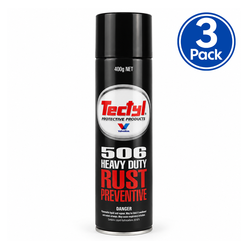 TECTYL 506 Heavy Duty Rust Prevention Aerosol 400g 3 Pack