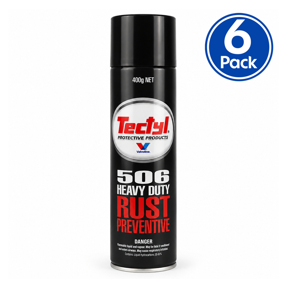 TECTYL 506 Heavy Duty Rust Prevention Aerosol 400g 6 Pack