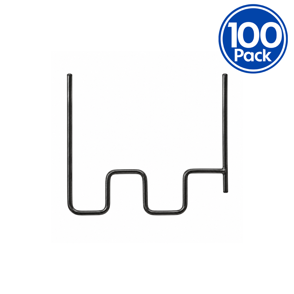VELOCITY 0.8mm Wave Staples 100 Pack for Plastic Welding & Bumper Repair