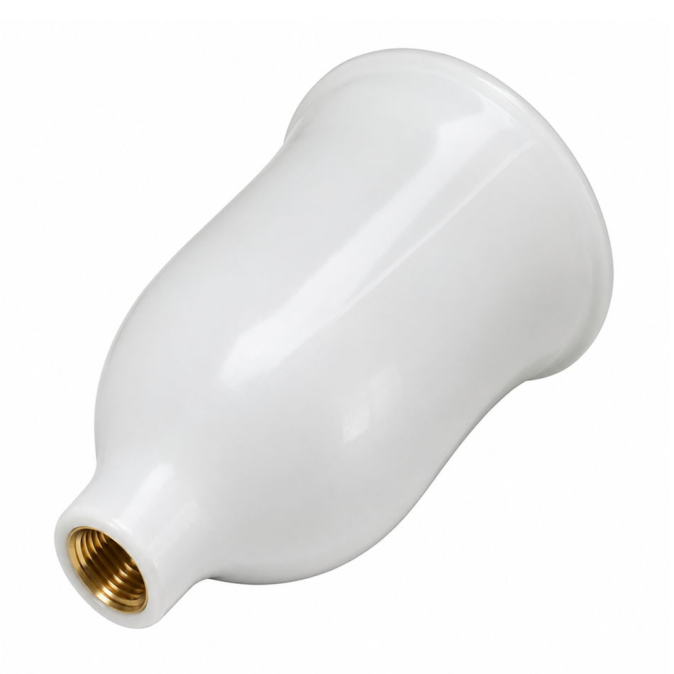 GPI 250ml Plastic Gravity Feed Spray Gun Cup With Brass Fitting