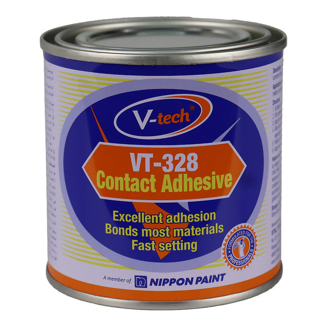 V‑TECH Contact Adhesive VT-328 250ML Multi‑Surface Bonding Glue Durable Strong