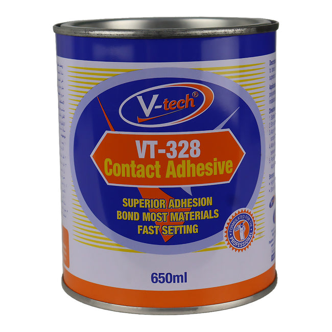 V‑TECH Contact Adhesive VT-328 650ML Multi‑Surface Bonding Glue Durable Strong