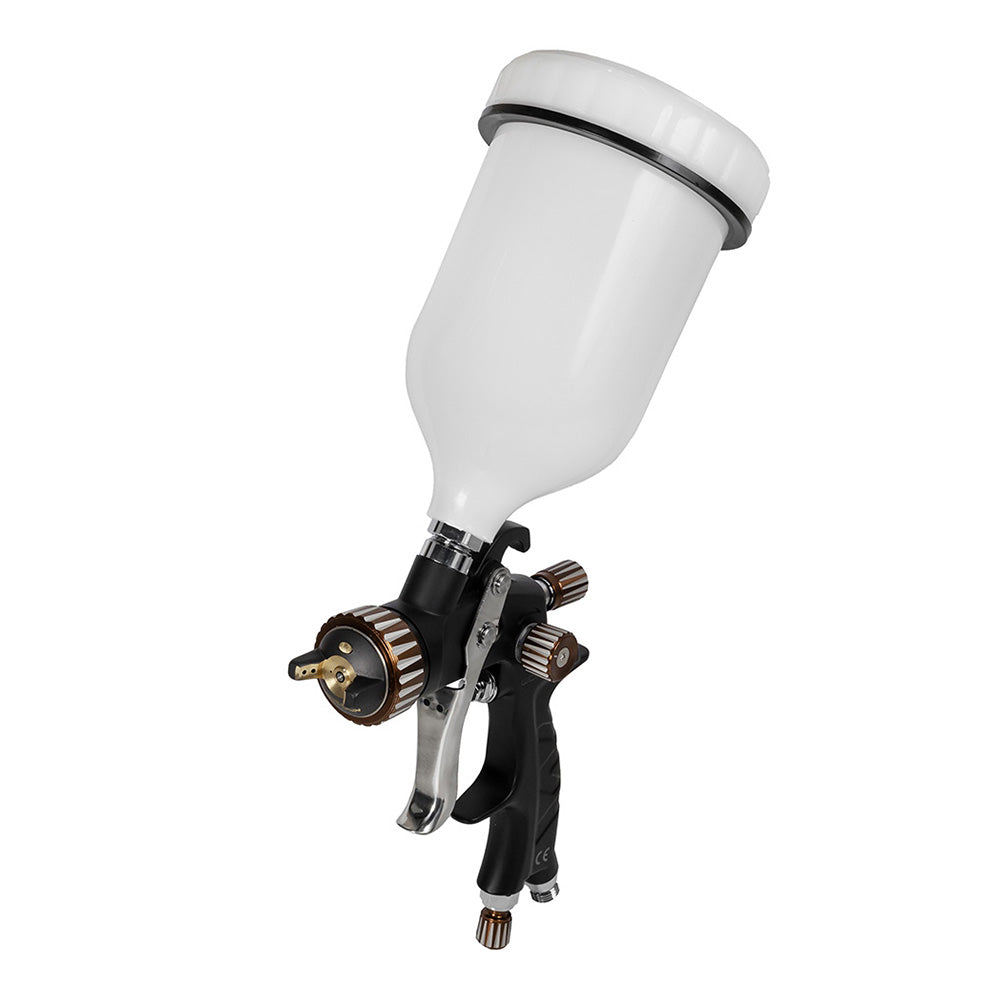 WORKQUIP X1 Gravity Spray Gun 2.0mm Fully Serviceable + 600ml Pot WX-102G