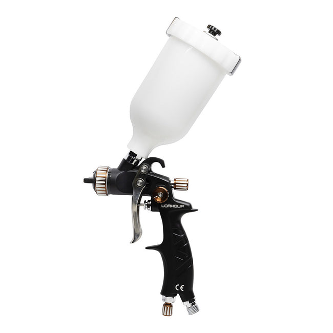 WORKQUIP X1 Gravity Touch Up Spray Gun 1.0mm 300ml Pot Fully Serviceable WX-102G